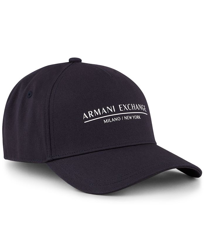 A|X Armani Exchange Men's Milano/New York Logo-Print Baseball Hat - Macy's