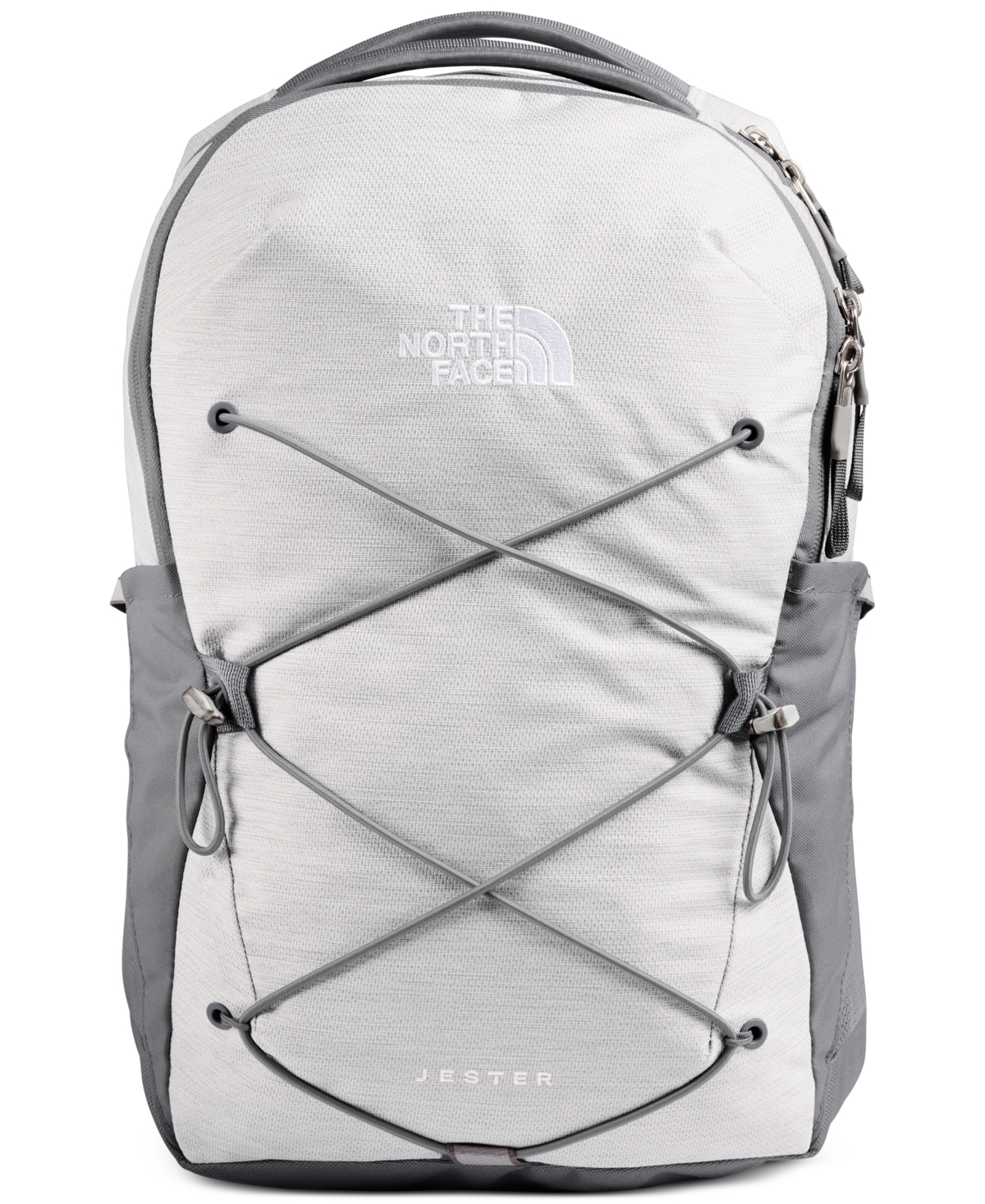 The North Face Women's Jester Backpack In Tnf White Metallic Mlange,mid Grey