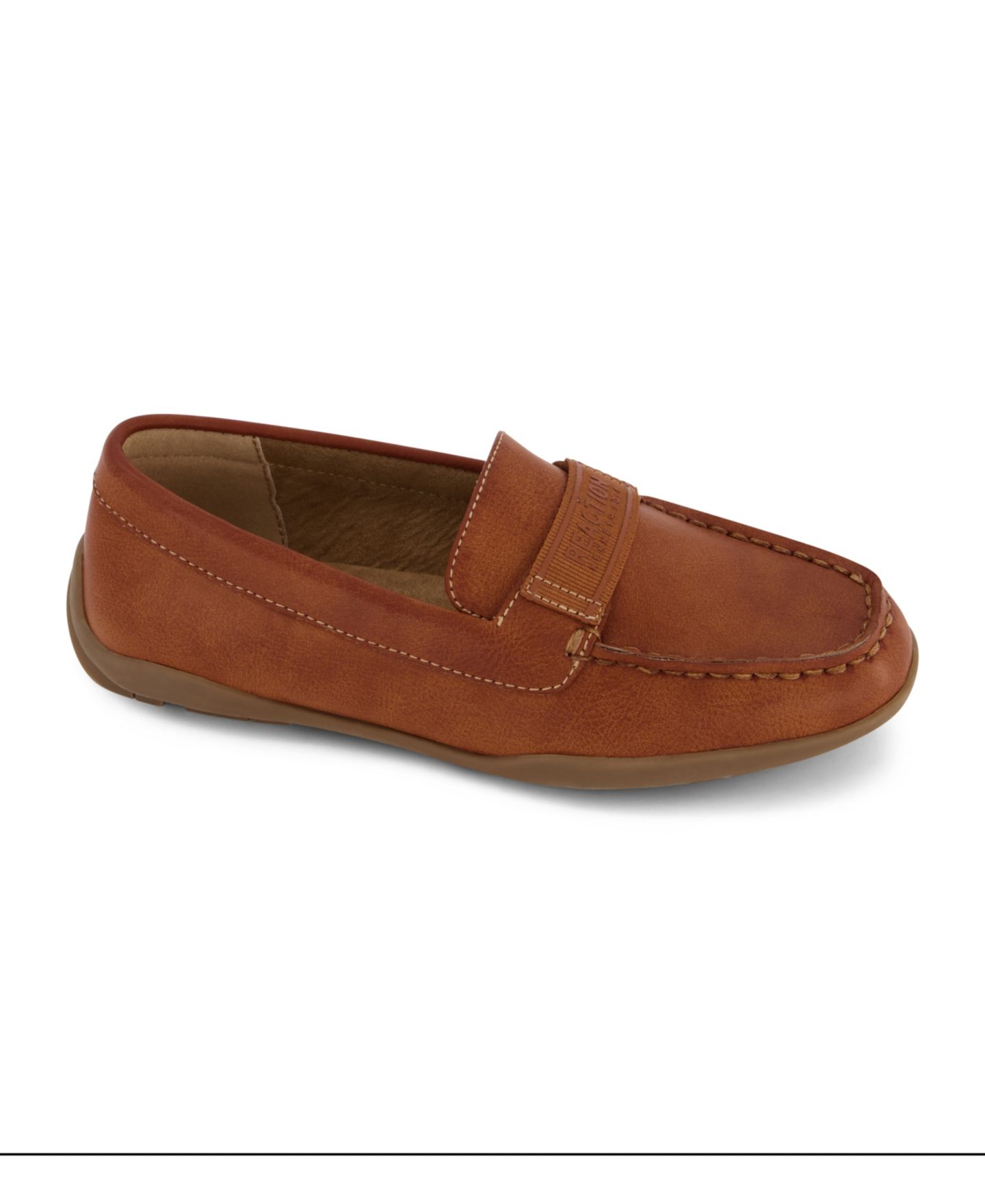 Мокасины Kenneth Cole New York Dress Moccasin для мальчиков, цвет: Коньячный — фото 1