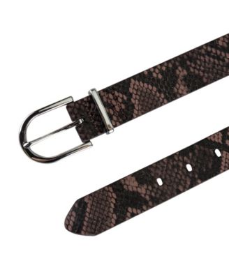 Women's Rounded Buckle Trouser Pant Dress Belt