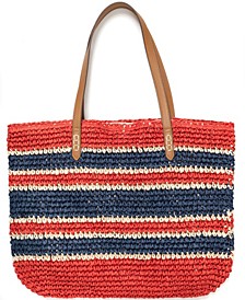 Straw Tote, Created for Macy's 