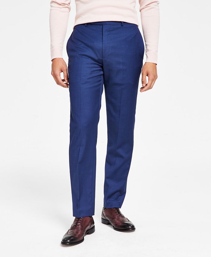 Calvin Klein Men's Infinite Stretch Solid Slim-Fit Pants - Macy's