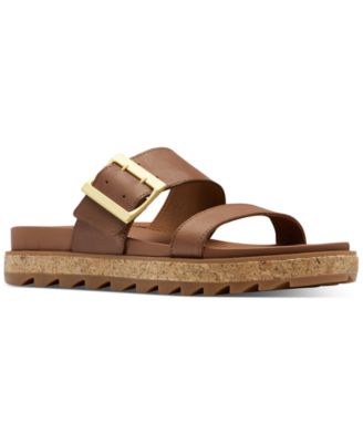 sorel slip on sandals