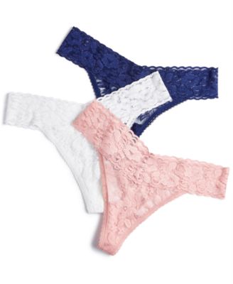 I.N.C. International Concepts - Women's 3-Pk. Lace Thong Underwear