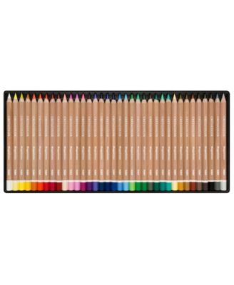 Cretacolor Megacolor Pencil Set, Megacolor Tin Set of 36 Assorted Colors