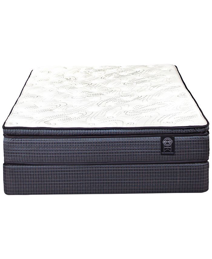 Restonic Averil 12" Euro Top Plush Mattress Set Queen, Created for