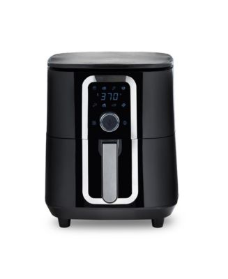 ARIA 7 Qt. Ceramic Family-Size Air Fryer with Accessories and Full Color  Recipe Book FCH-881 - The Home Depot