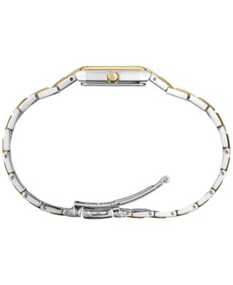 Women's Essential Two Tone Stainless Steel Bracelet Watch 15mm