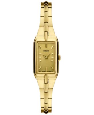 Seiko Women s Essential Gold Tone Stainless Steel Bracelet Watch