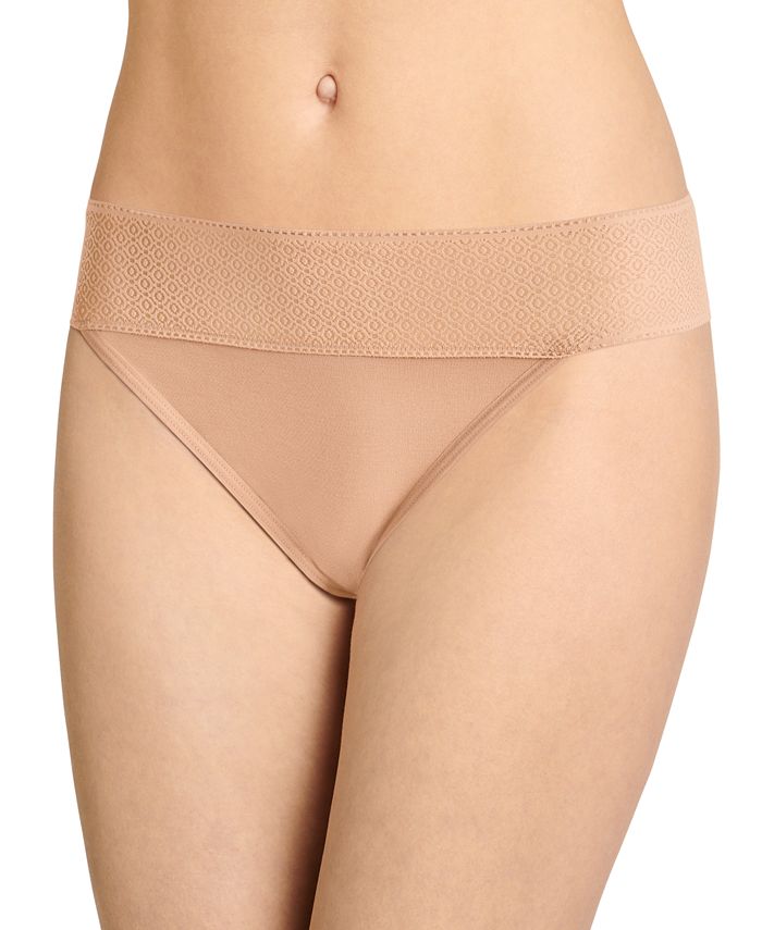  Jockey Women's Underwear Cotton Stretch Lace Thong