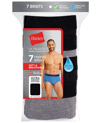 Hanes Mens Ultimate® ComfortSoft® Briefs 7-Pack - Apparel Direct