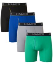 Hanes Boys' Performance Mesh Tween Boxer Brief Pack, XTemp, Black, 5-Pack