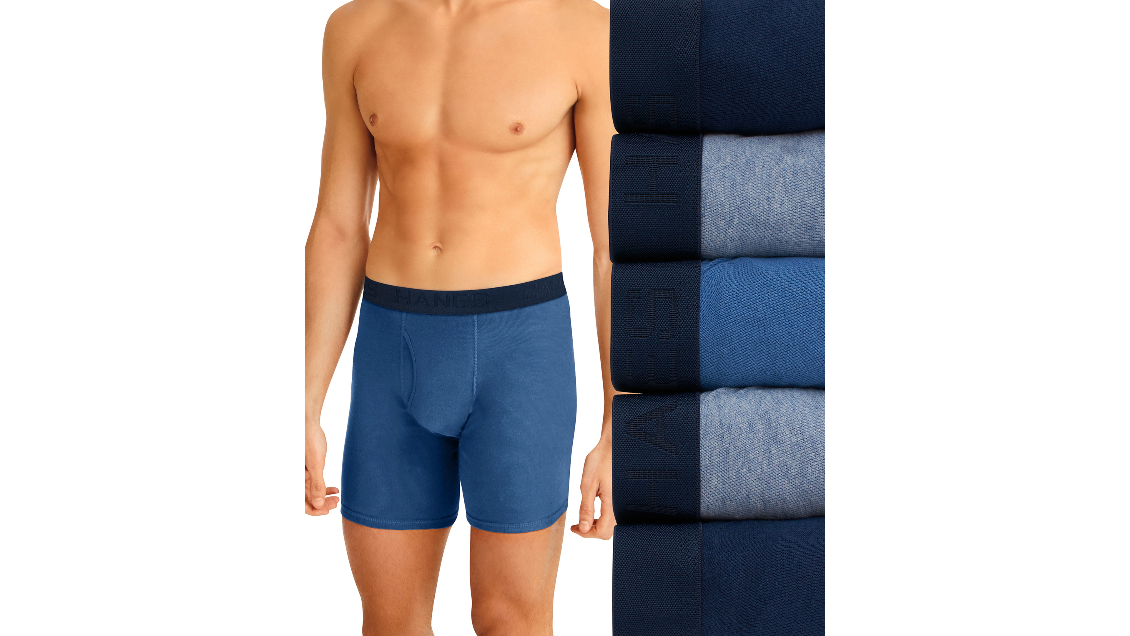 Hanes Men's 5-Pk. Performance Boxer Briefs