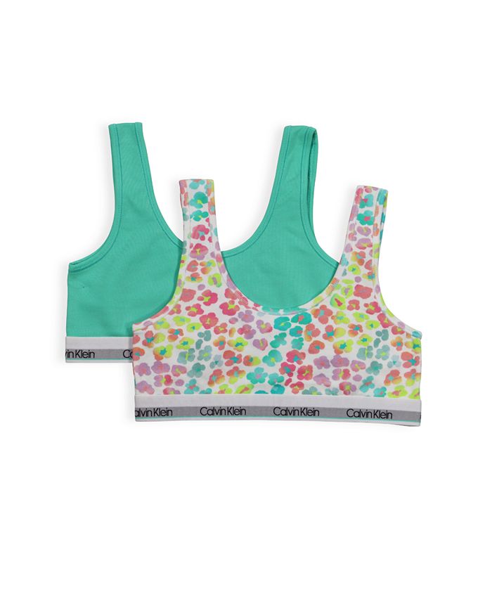 Calvin Klein Big Girls Bralette Set, 2 Piece Macy's