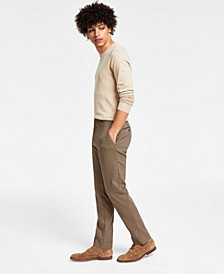 Men's Modern-Fit TH Flex Stretch Patterned Performance Pants