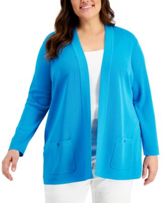 Anne Klein Plus Size Open-Front 