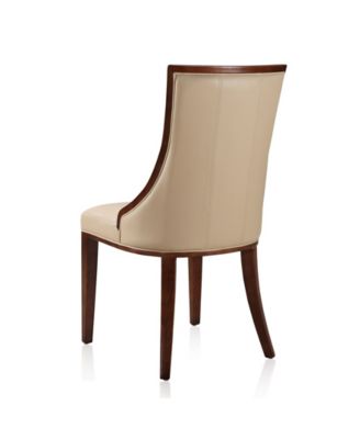 Fifth Avenue 2-Piece Leatherette Upholstered Dining Chair Set
