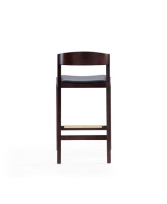 Klismos 3-Piece Leatherette Upholstered Counter Stool Set