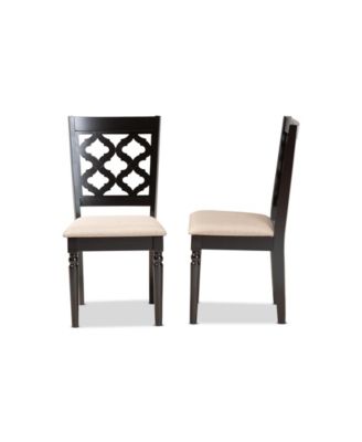 Ramiro Modern and Contemporary Wood Dining Chair Set, 2 Piece