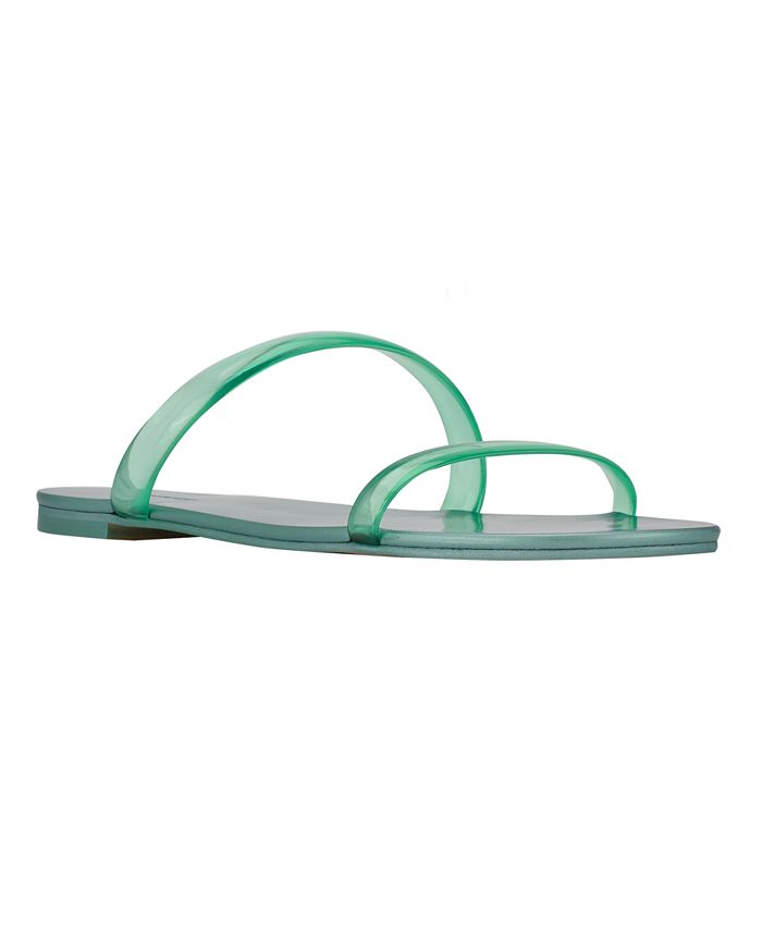 GUESS Women s Nericea Tubular Flat Slide Sandals Macy s