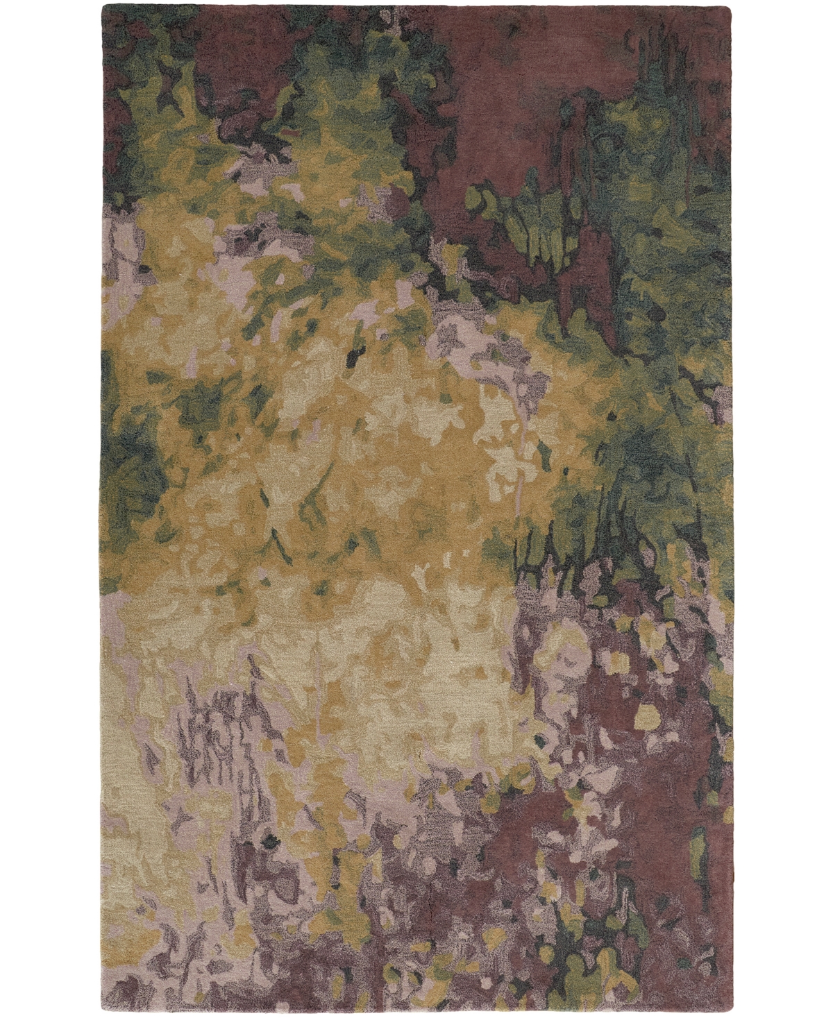 Simply Woven Amira R8633 3'6" X 5'6" Area Rug In Purple