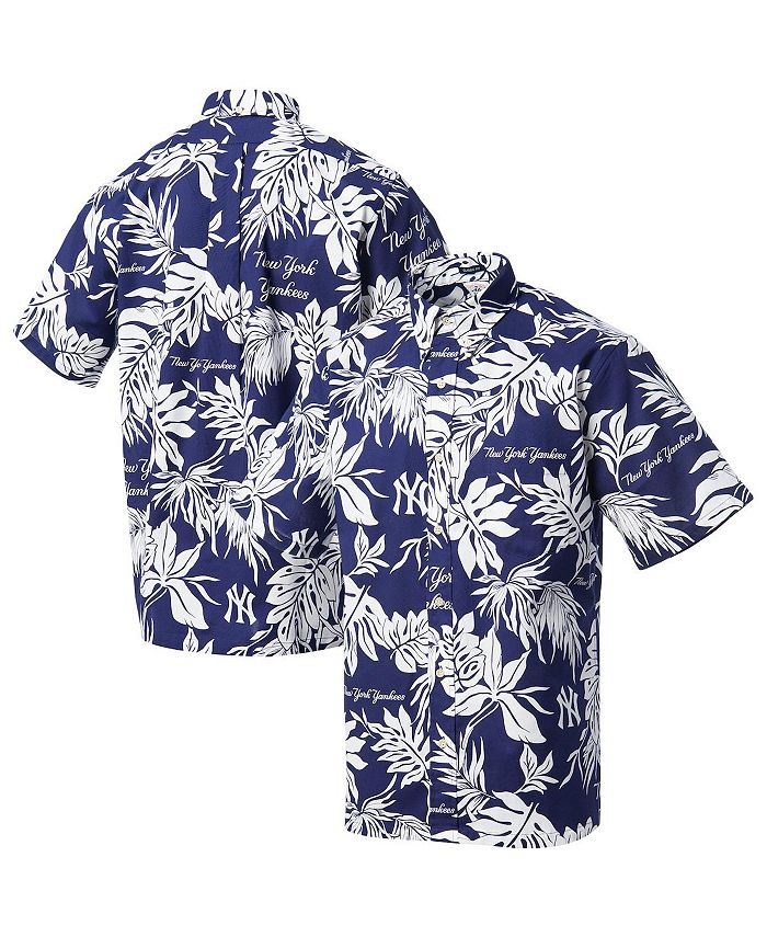 Reyn Spooner Men's Navy New York Yankees Aloha Button-Down Shirt - Macy's