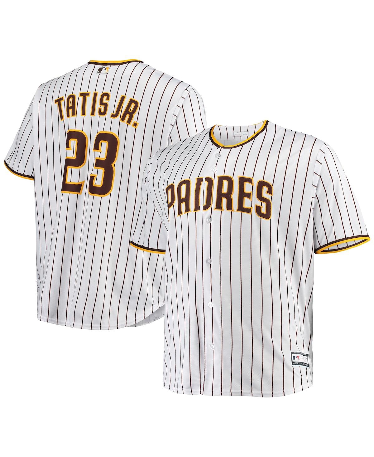 Men's Fernando Tatis Jr. White San Diego Padres Big and Tall Replica Player Jersey - White