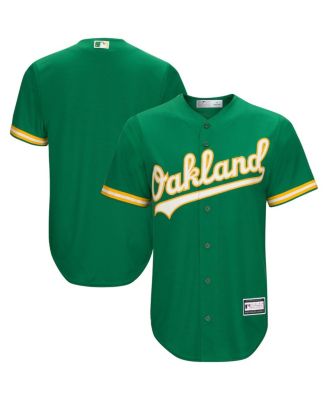 Men's Kelly Green Oakland Athletics Big & Tall Replica Team Jersey