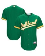 Jonah Bride Men's Nike Kelly Green Oakland Athletics Alternate Authentic Custom Jersey