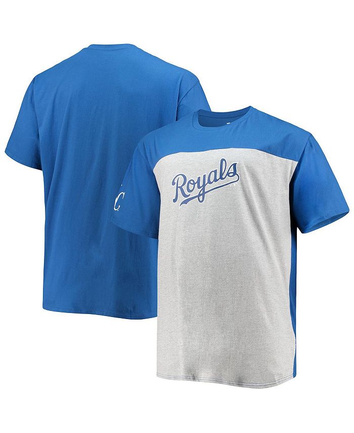 Women's Kansas City Royals Fanatics Branded Royal Logo Fitted T-Shirt