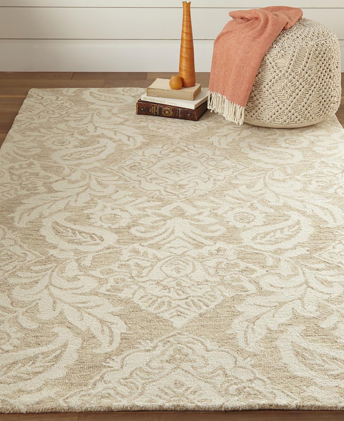 Feizy Belfort R8776 Area Rug - Ivory