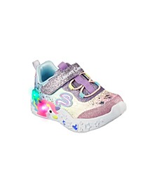 Toddler Girls Unicorn Charmer - Twilight Dream Stay-Put Closure Light-Up Casual Sneakers from Finish Line