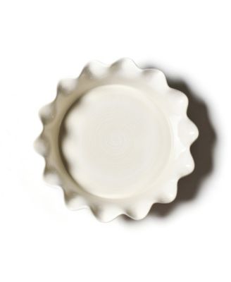 Signature White Ruffle Pie Dish