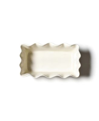 Coton Colors Signature White Ruffle Loaf Pan - Macy's