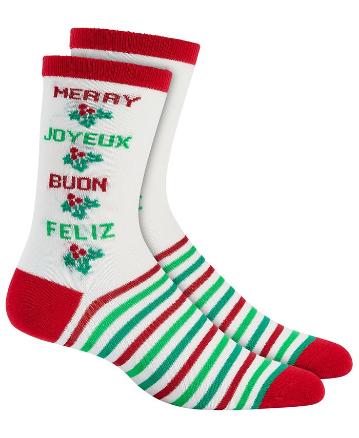 Charter Club Women's Holiday Socks, Created for Macy's Macy's