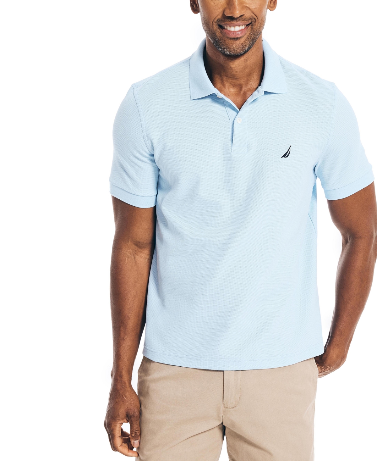 Mens NAUTICA Brand Linen Blend Short Sleeve Shirt Size L(s)