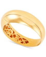 Italian Gold Openwork Mesh Stretch Ring in 14K Gold, Made in Italy - Yellow Gold