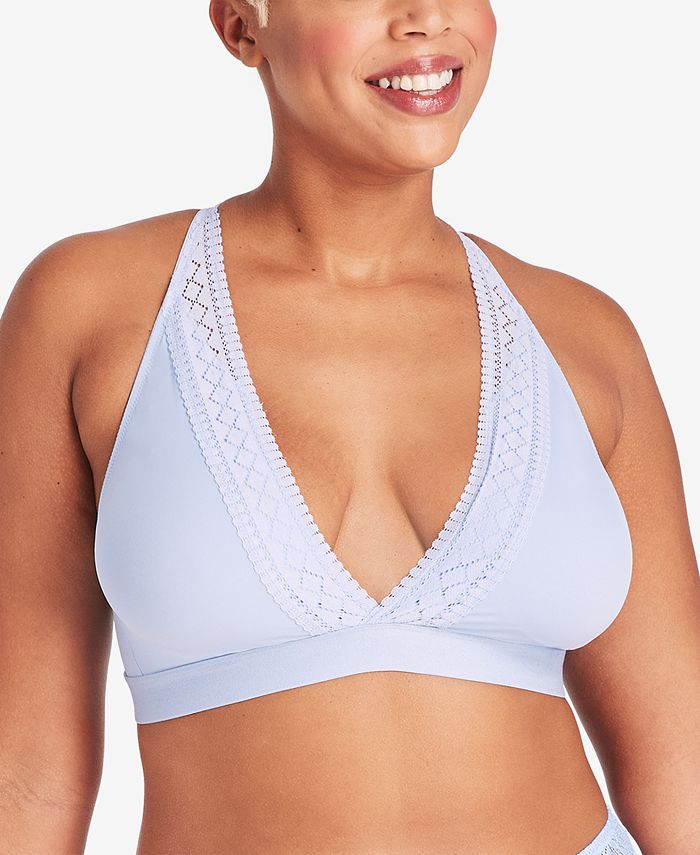 Hanes Ultimate Ultra-Light Comfort Women's Bralette with Lace-Trim