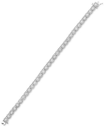 Macy's - Diamond Tennis Bracelet (5 ct. t.w.) in 10k White Gold