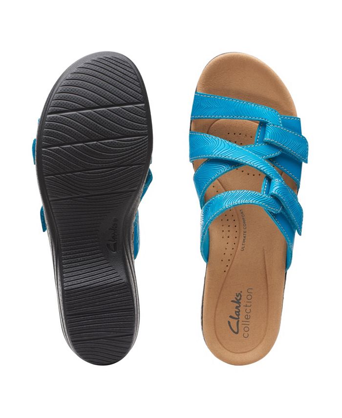 clarks women's merliah karli slip on strappy sandals