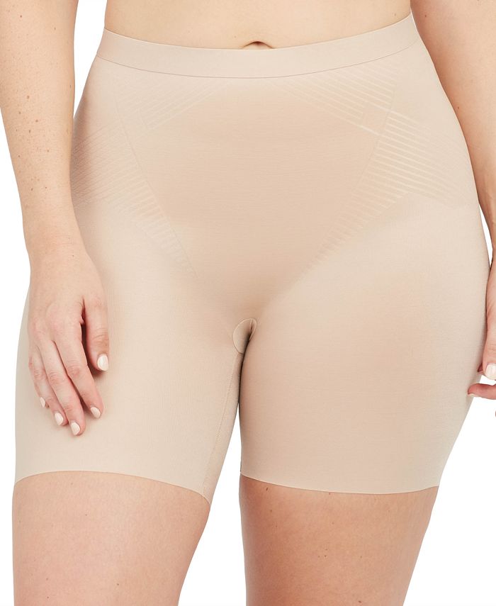 SPANX Women's Thinstincts 2.0 High-Waisted Mid-Thigh Girl Shorts - Macy's