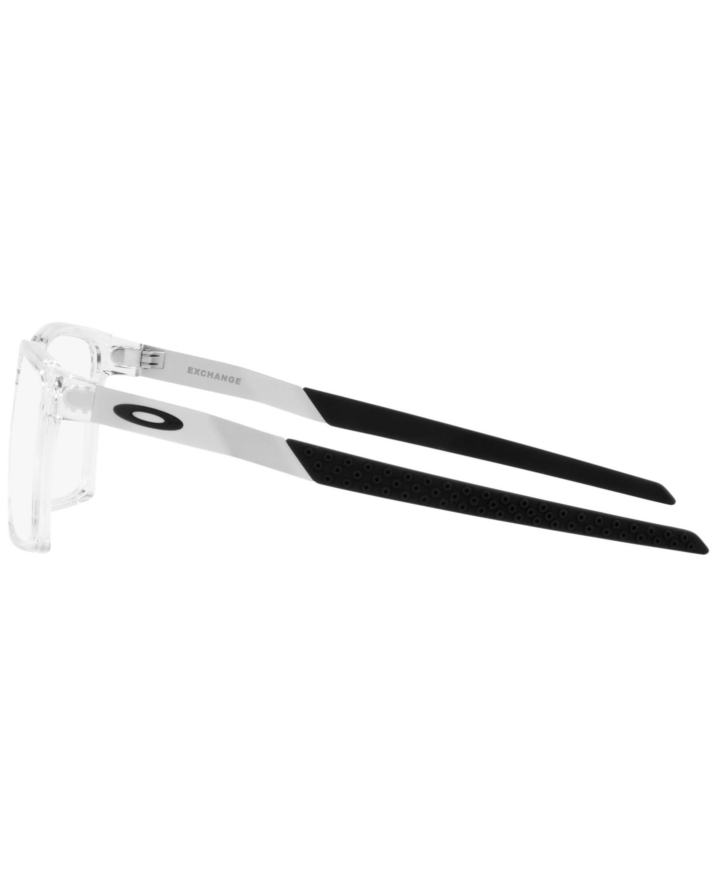 Мужские очки Celine Oakley Man Rectangle Plastic OX8055 Exchange Eyeglasses, цвет: Полированный прозрачный — фото 3