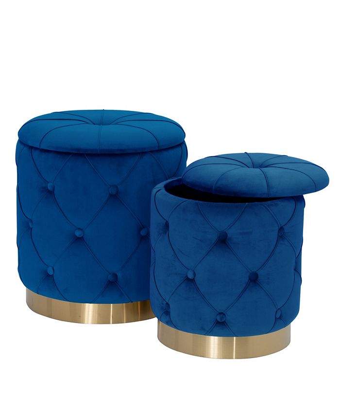 Best Quality Furniture Double Storage Ottoman Set, 2 Piece Macy's