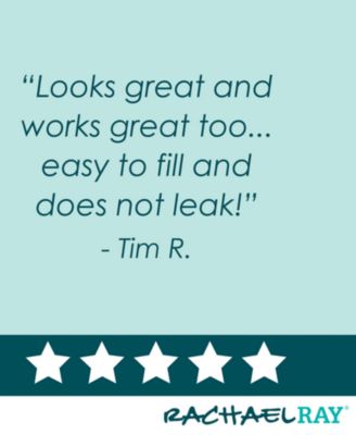 Ceramics EVOO 4-Pc. Dispensing Bottle & Ramekin Dipper Set