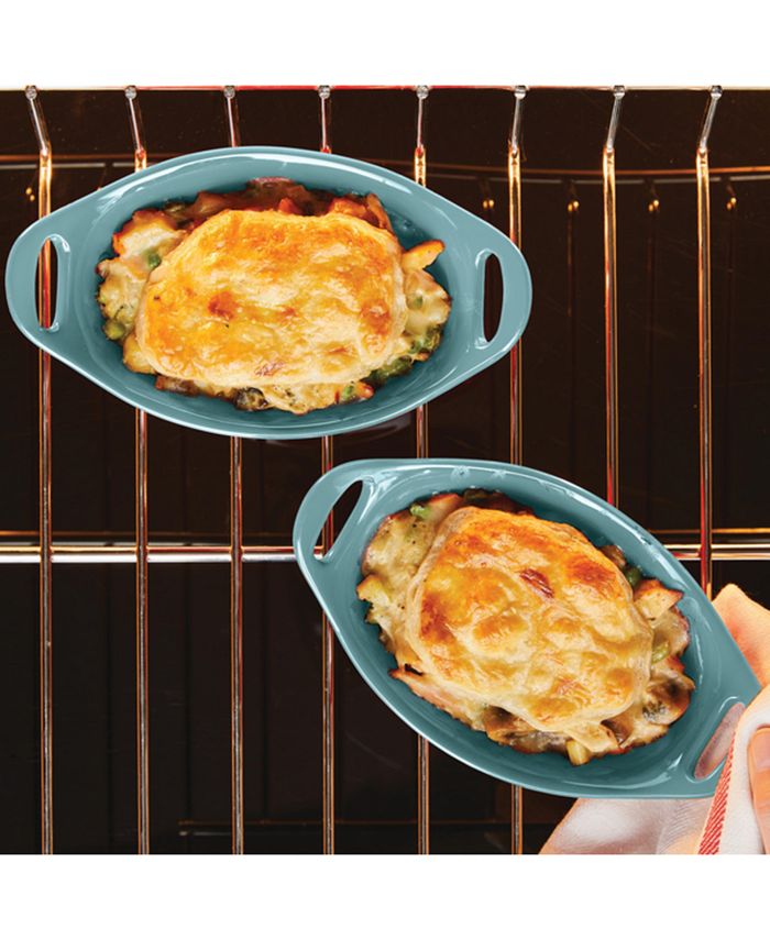 Rachael Ray Ceramics Oval Au Gratin Baking Dish, Set of 2 Macy's