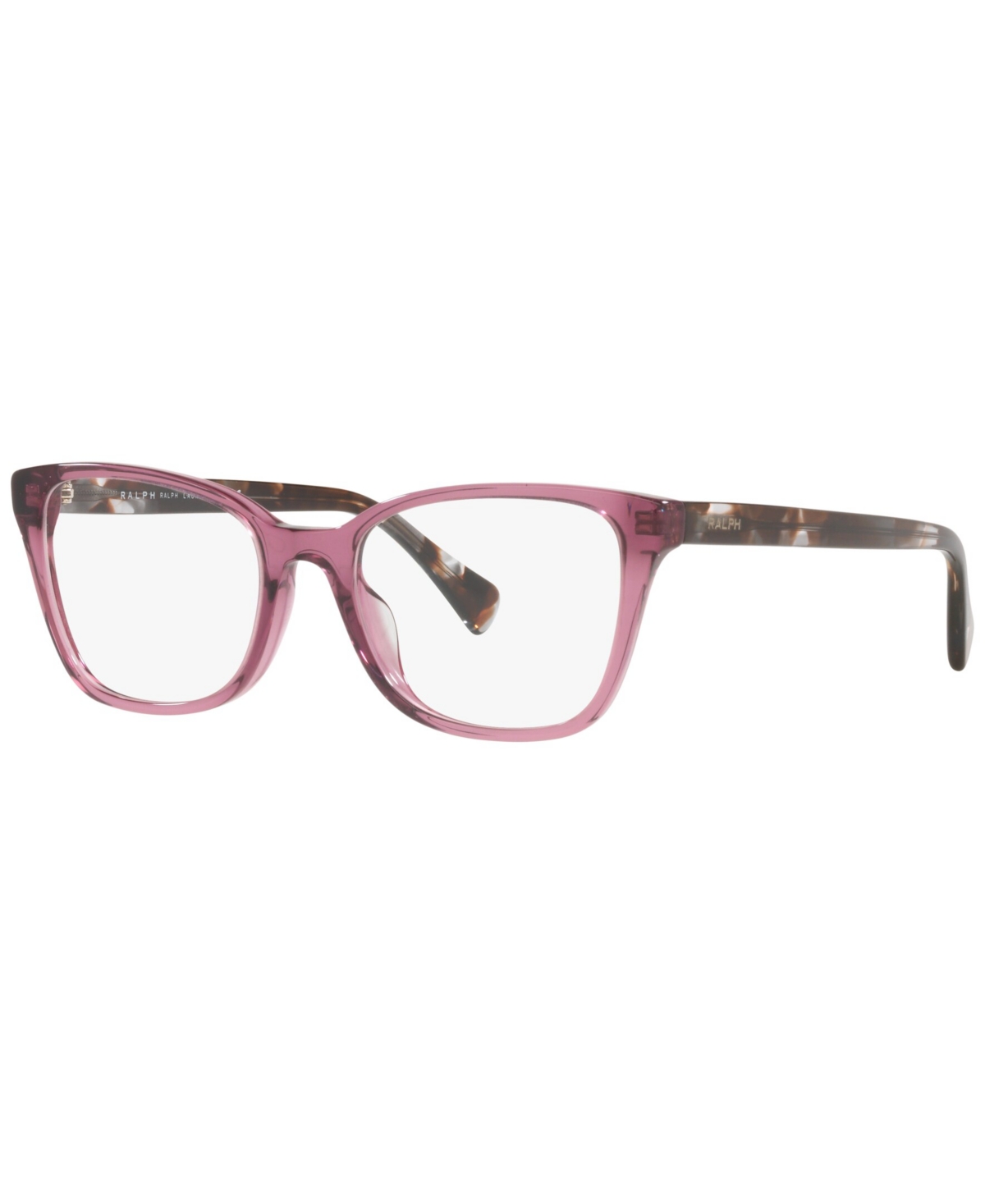 RA7137U Women's Pillow Eyeglasses - Shiny Transparent Violet