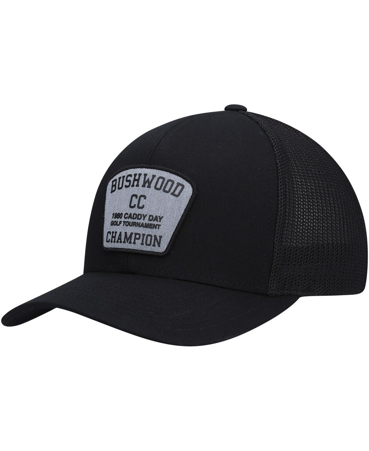 Travis Mathew Men's  Black Presidential Suite Trucker Adjustable Hat