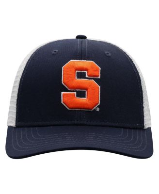 Men's Navy, White Syracuse Orange Trucker Snapback Hat