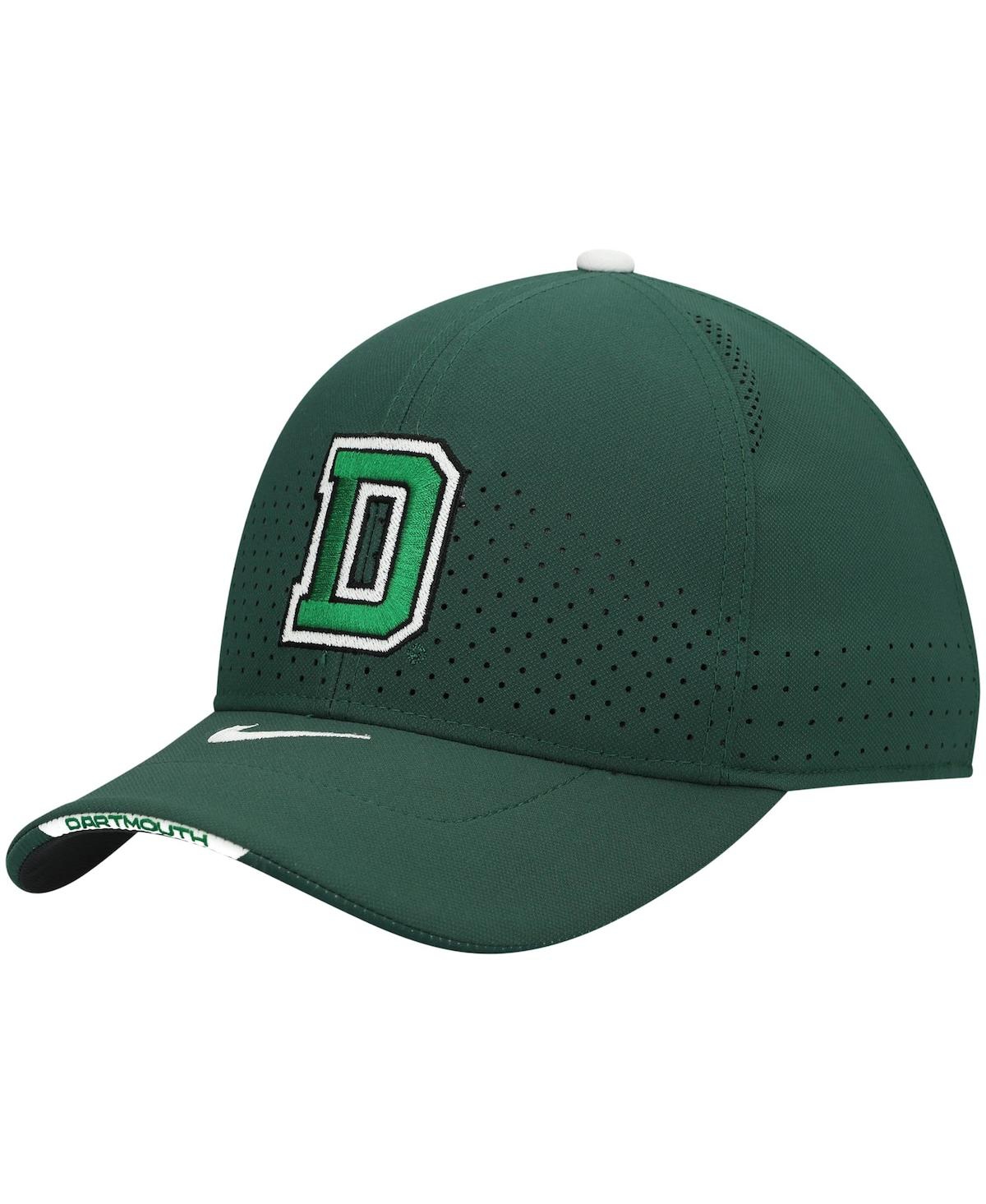 Men's Nike Green Dartmouth Big Green 2021 Sideline Classic99 Swoosh Performance Flex Hat