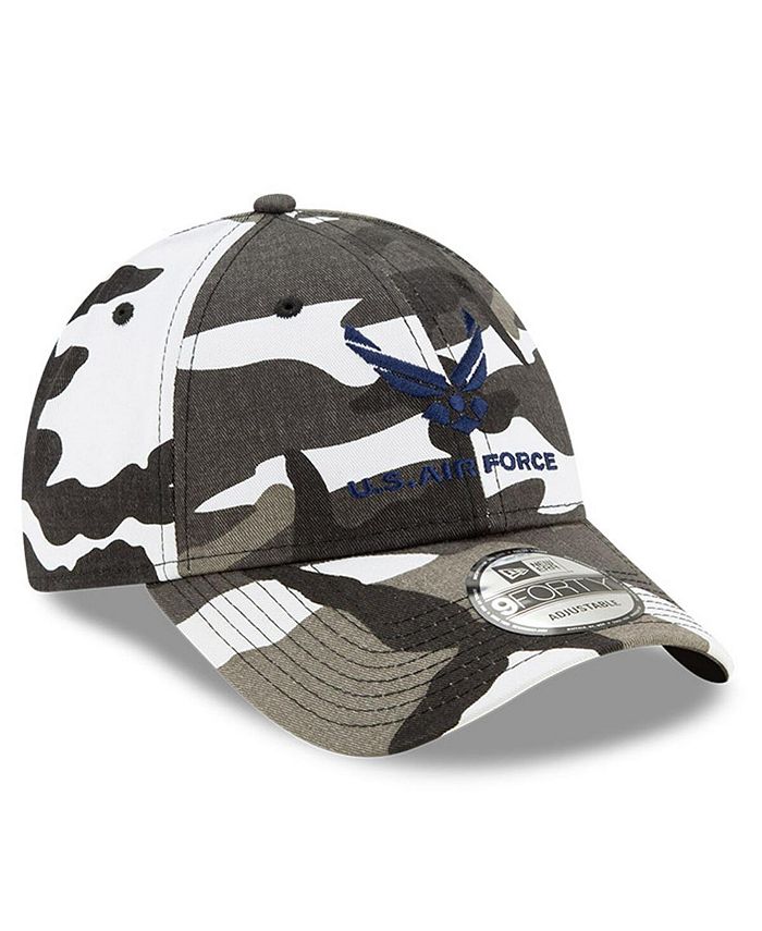 New Era Men's Camo Bubba Wallace Air Force 9FORTY Urban Adjustable Hat ...